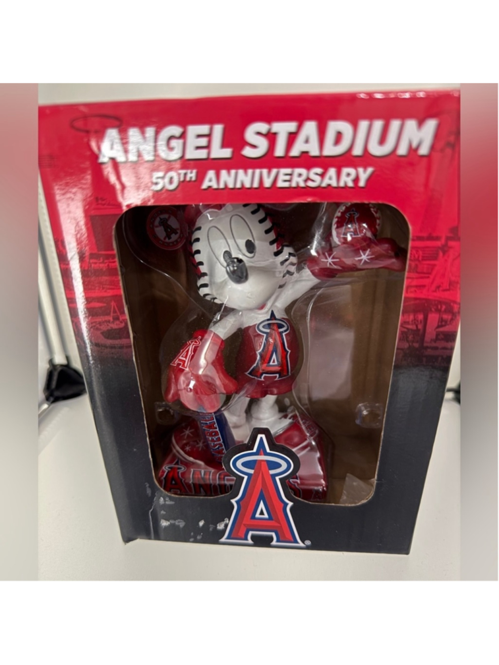 Angel Stadium 50th Anniversary Disney Mickey Mouse Limited Edition Figurine - Picture 4 of 5